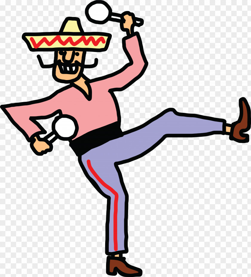Dance Cartoon Mexicans Clip Art PNG