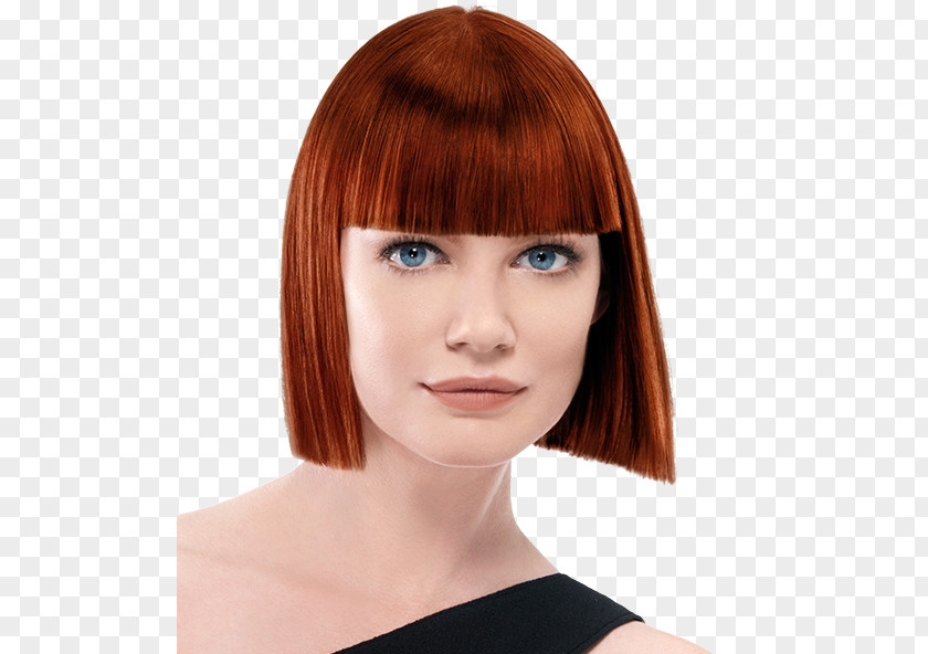 Hair Bangs Coloring Brown Human Color PNG