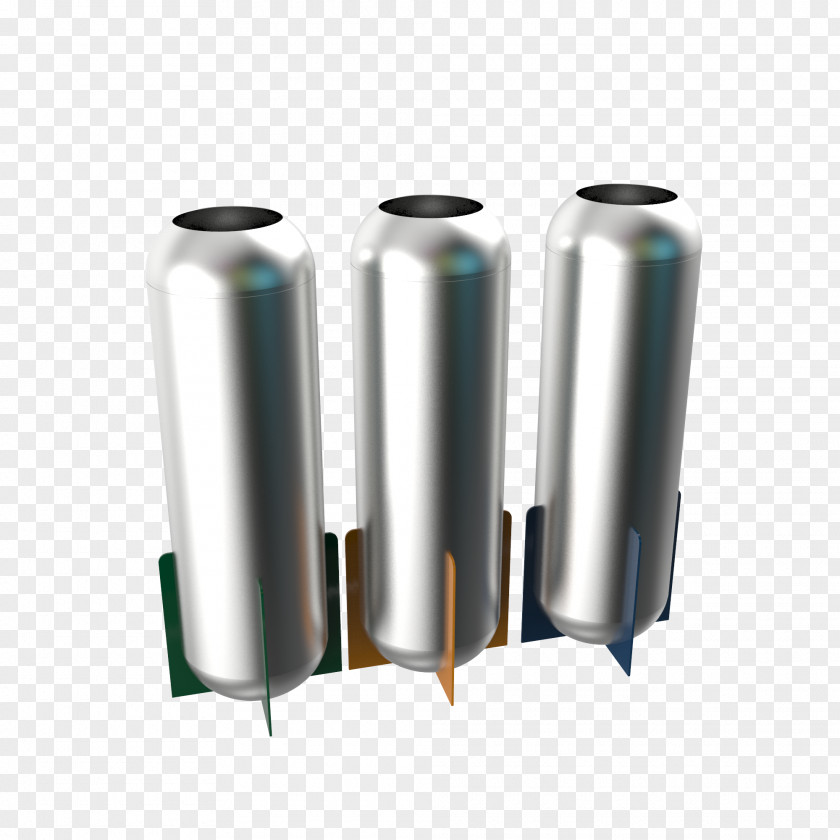 Stainless Steel Cylinder PNG