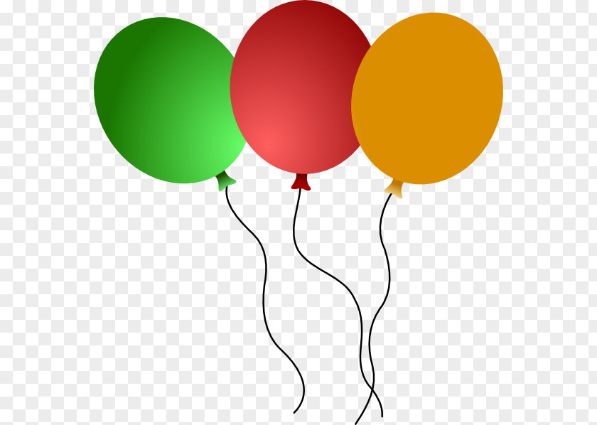 Balloon Party Hat Birthday Clip Art PNG