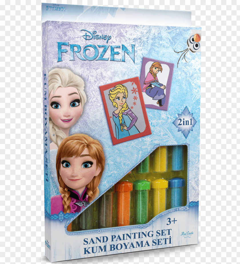 Frozen Elsa Olaf Sandpainting Toy PNG