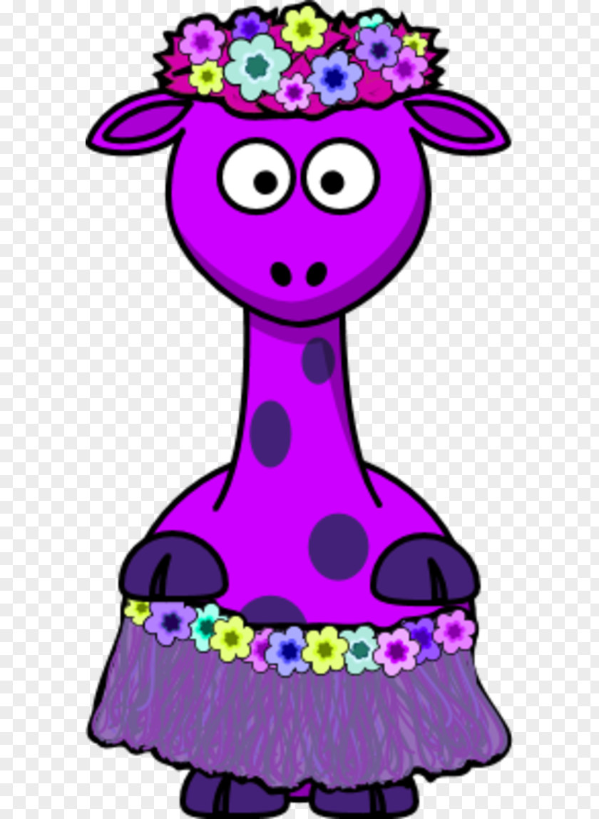 Hula Clipart Baby Giraffes Clip Art PNG