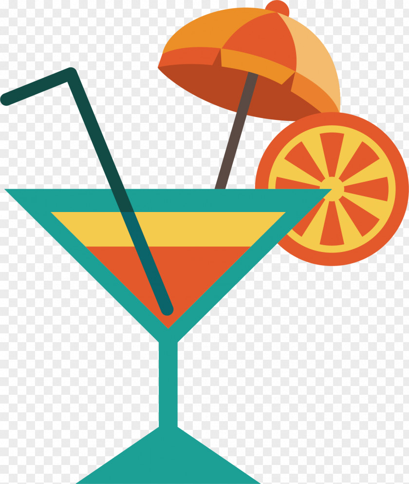 Vector Fruit Juice Cocktail Garnish Martini Drink PNG