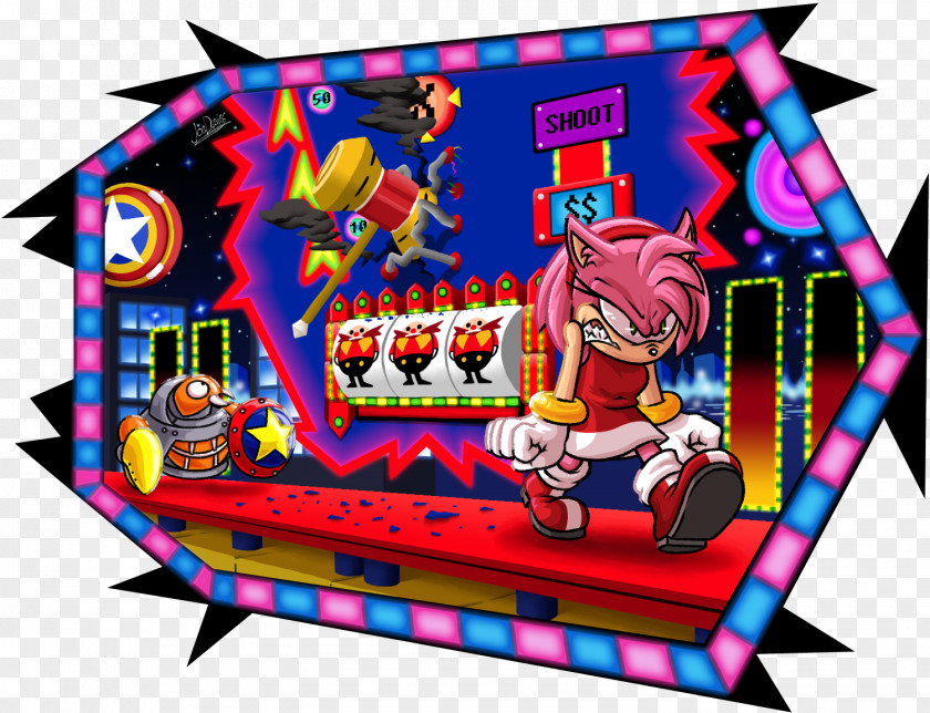 Amy Rose Sonic Chaos The Hedgehog 2 3 Lost World PNG