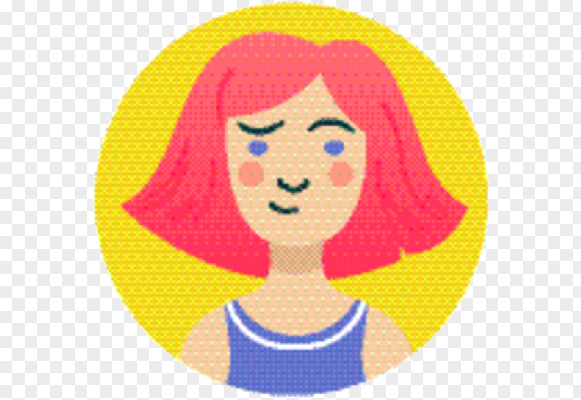 Fictional Character Sticker Pink Background PNG