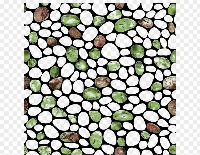 Green And White Multicolored Stone PNG