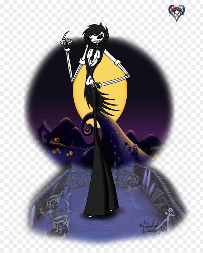 Jack Skellington Cartoon Halloweentown Kingdom Hearts Legendary Creature PNG