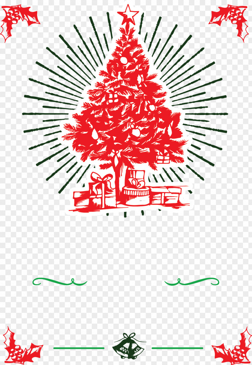 Vector Red Christmas Tree New York City Mahwah Schools Foundation Tapestry 5K Run PNG