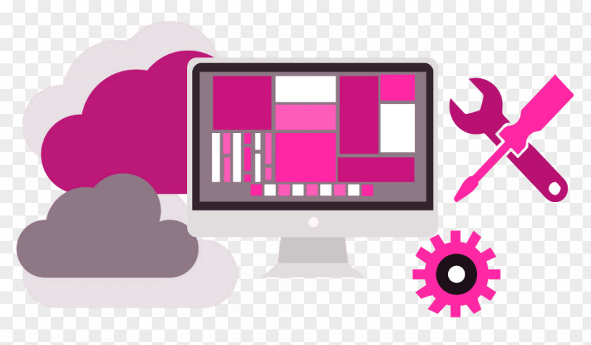 Web Design Development Hosting Service PNG