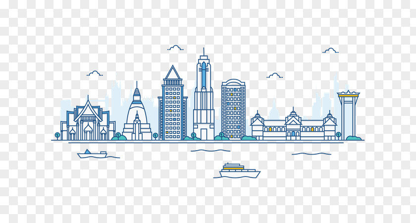 City Skyline Landmark Human Settlement Skyscraper PNG