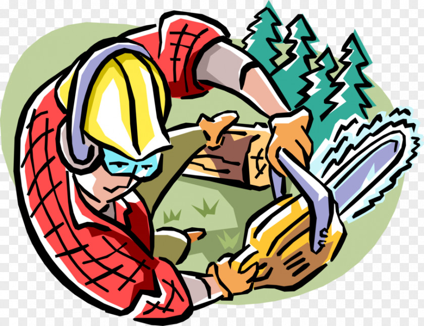 Forest Workers Clip Art Illustration Vector Graphics Lumberjack Image PNG