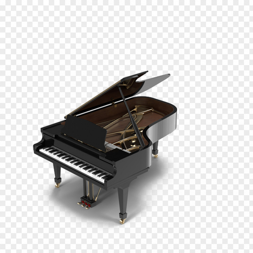 Grand Piano Player Paper PNG