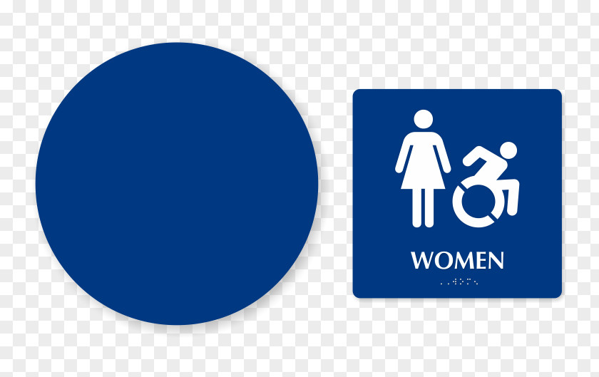 Inhibitor Graphic Public Toilet Bathroom Accessible Sign PNG