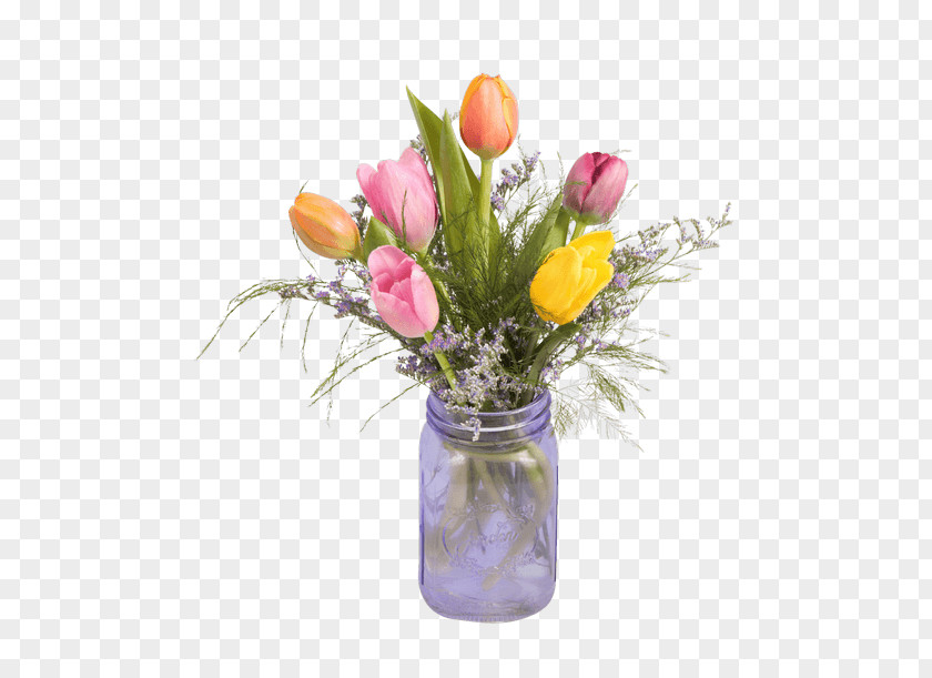 Tulip Material Floral Design Cut Flowers Vase PNG