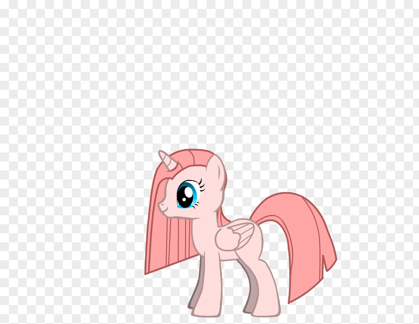 Fairy Floss Horse Pink M Ear Font PNG