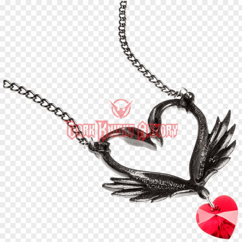 Romantic Swan Charms & Pendants Cygnini Necklace Jewellery Swarovski AG PNG