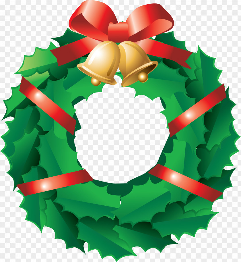 Small Fresh Green Grass Ring Christmas Tree Decoration Ornament PNG