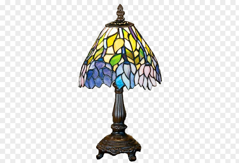 Deco Tiffany Lamps Stained Glass Table Light Fixture Lamp PNG