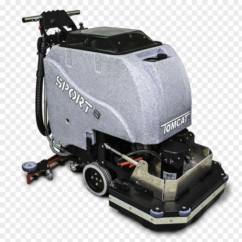 Floor Cleaning Scrubber Machine PNG