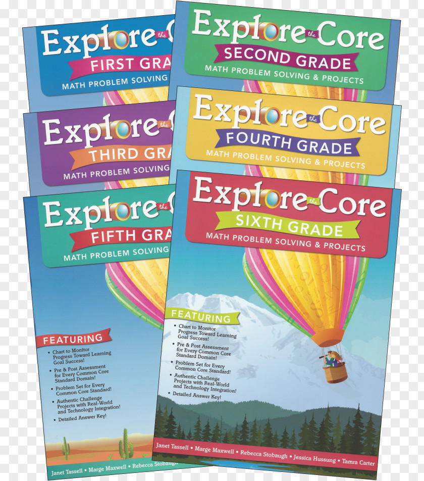 Garlic Press Leveled Texts For Mathematics: 6-Book Set Common Core State Standards Initiative Sixth Grade PNG
