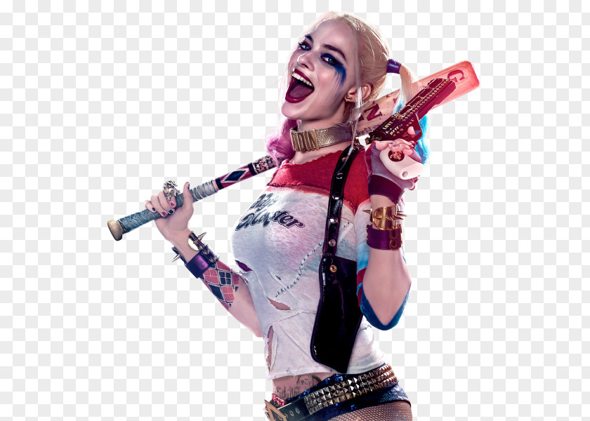 Margot Robbie Harley Quinn Joker Deadshot Katana PNG