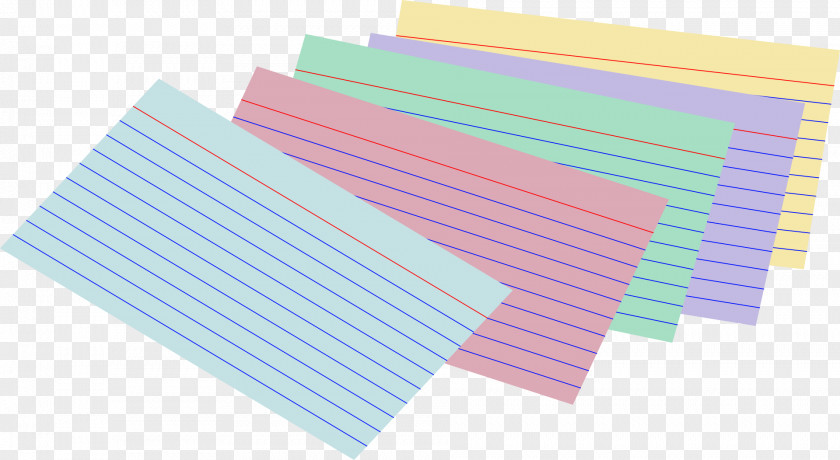 Tear Index Cards Clip Art PNG