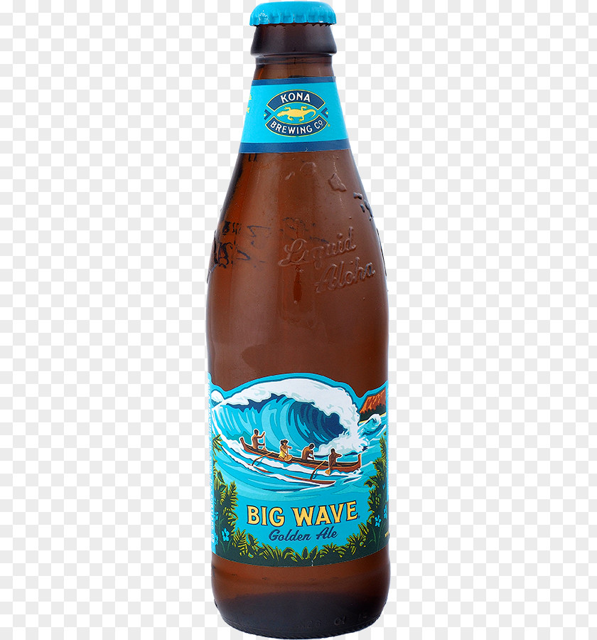 Beer Kona Brewing Company India Pale Ale Big Wave Golden PNG