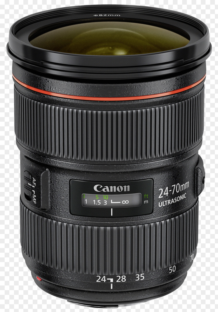 Camera Lens Canon EF Mount 24-70mm F/2.8L II USM PNG