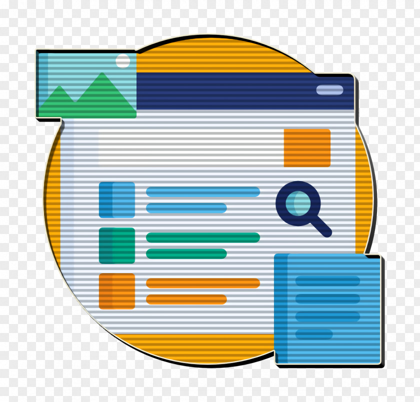 Diagram Search Icon Marketing And Seo PNG