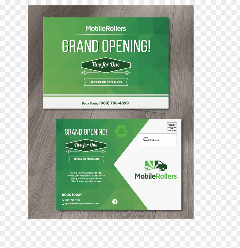 Grand Opening Flyer Green Brand Font PNG