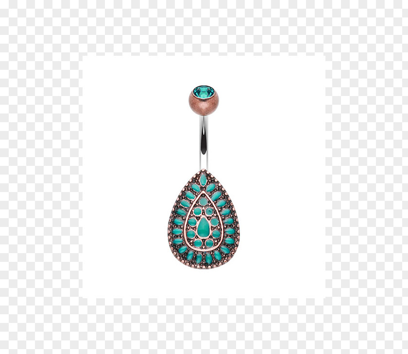 Jewellery Turquoise Earring Chakra Navel PNG