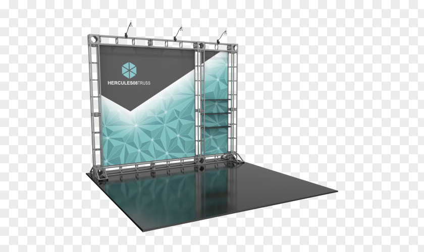 Stand Banner Truss Trade Show Display Textile PNG