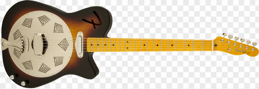 Sunburst Resonator Guitar Fender Telecaster Musical Instruments Plucked String Instrument PNG