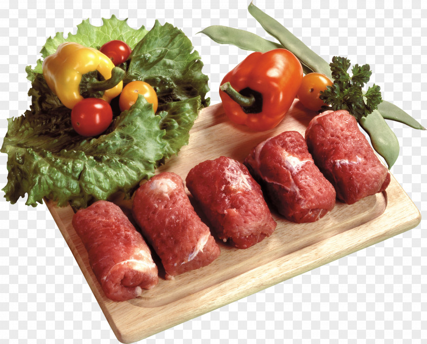 Tomato Meat Food Breakfast Sausage Bresaola PNG