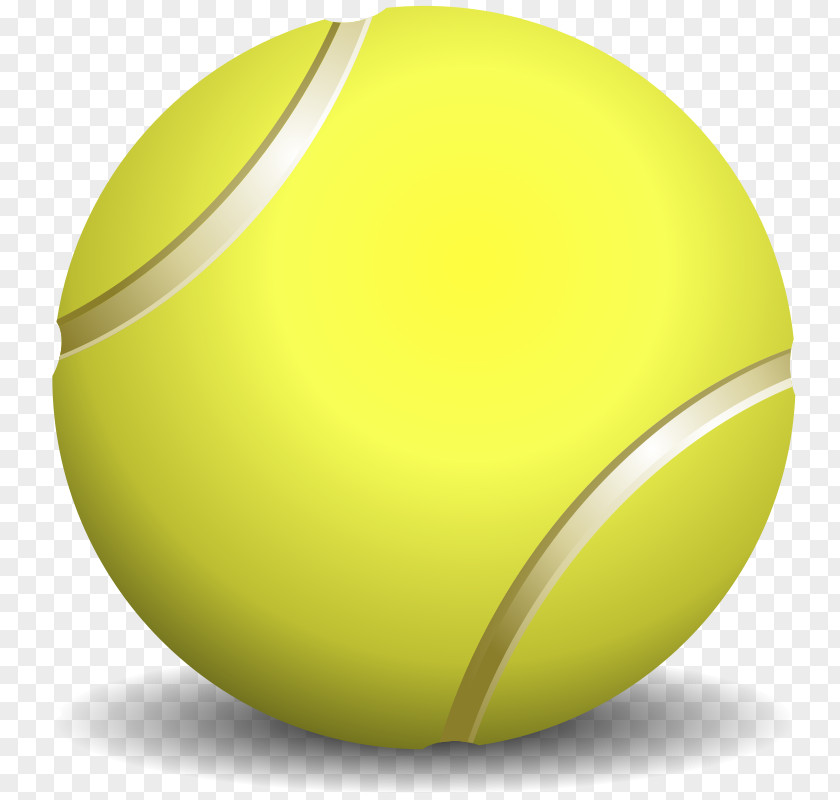Yellow Tennis Ball Clip Art PNG