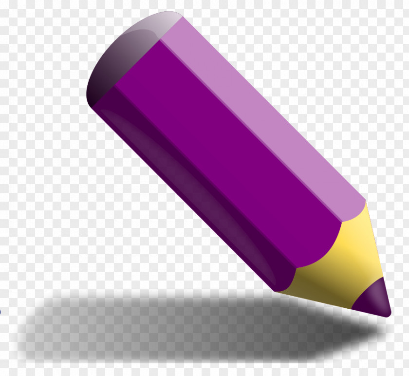 Crayon Pictures Colored Pencil Purple Clip Art PNG