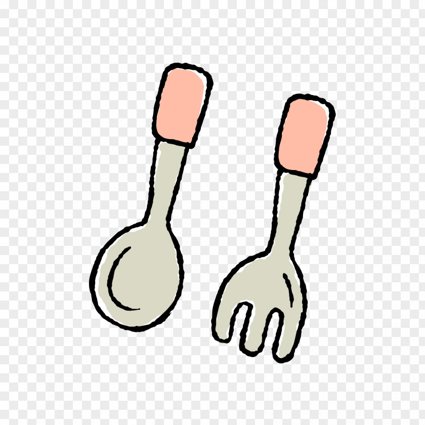 Grey Spoon And Fork Spork Clip Art PNG