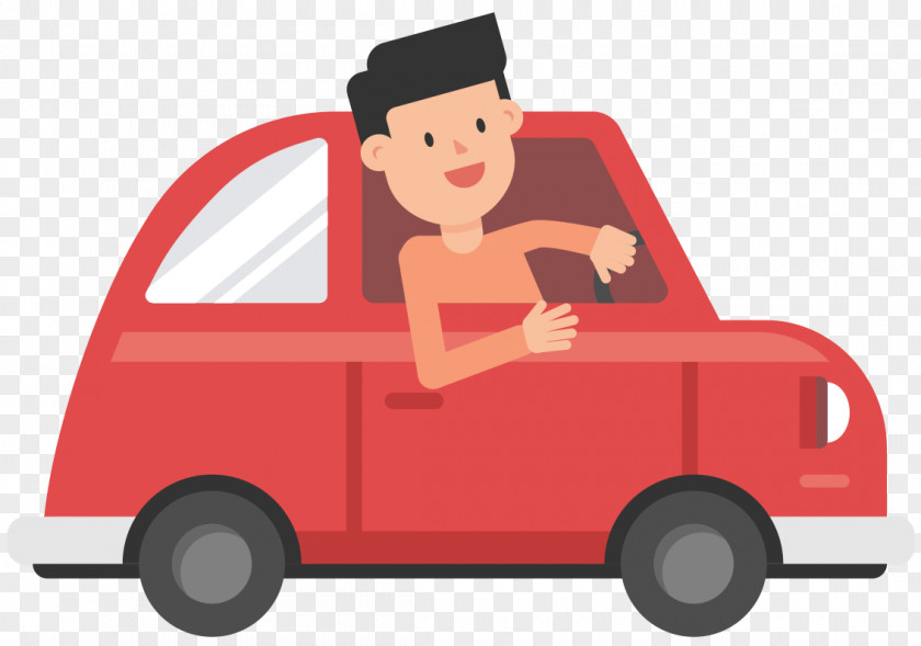 Summer Driving Cartoon Self Car Transparency Clip Art Vehicle PNG