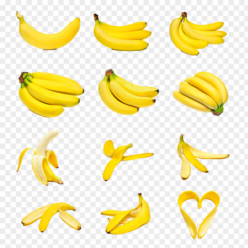 Various Banana Pattern Vegetable Auglis PNG