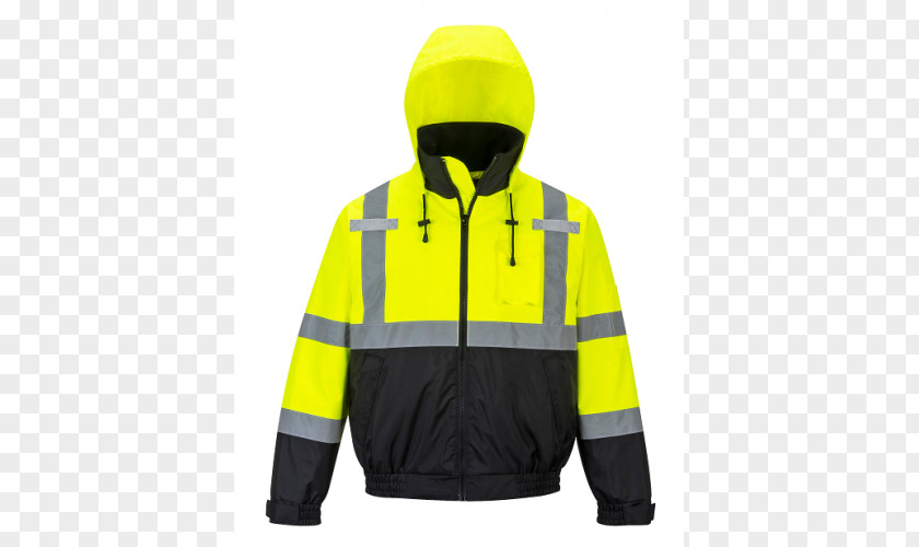 Jacket High-visibility Clothing Flight Portwest Personal Protective Equipment PNG