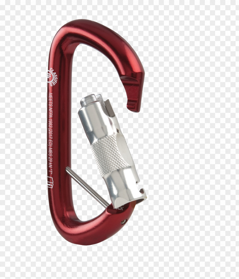 Key Carabiner Rope Access Aluminium PNG