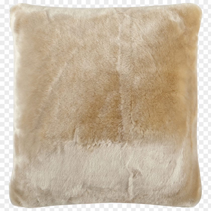 Pillow Throw Pillows Cushion Brown Fur PNG