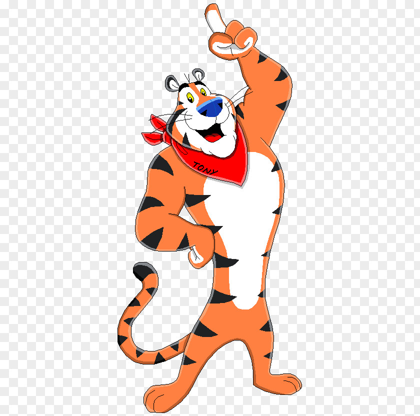 Tony The Tiger Frosted Flakes Breakfast Cereal Kellogg's Advertising PNG