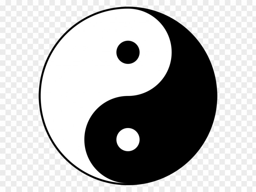 Yin Yang And Symbol Clip Art PNG