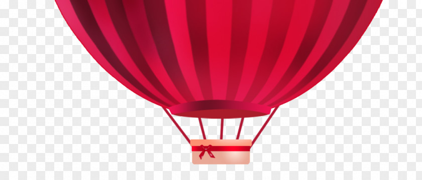 Cartoon Flat Colored Balloons Hot Air Balloon PNG