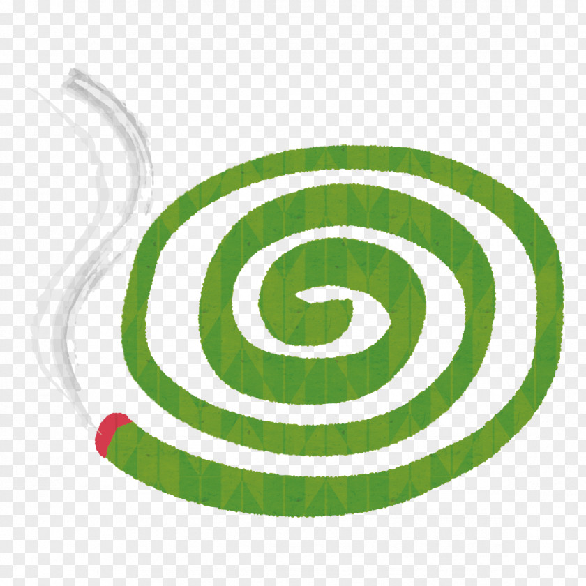 Cat Mosquito Coil Illustration Green Clip Art PNG