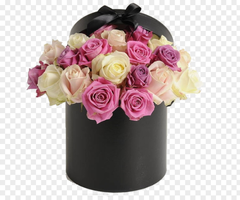Flower Bouquet Box Garden Roses Floboks PNG