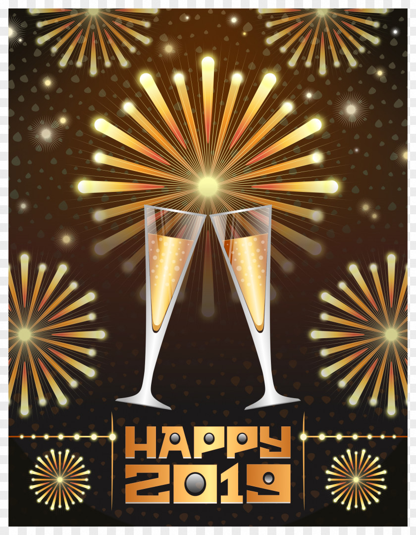 Happy New Year Year's Day Eve Clip Art PNG