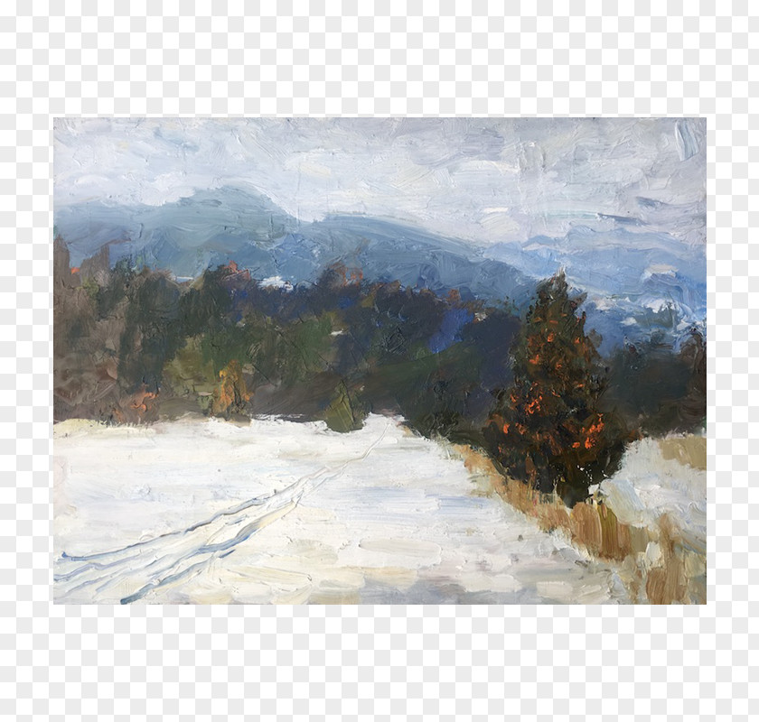 Journey Watercolor Painting Glacial Landform Landscape PNG
