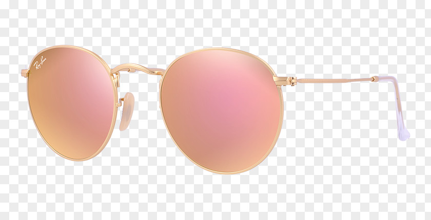 Metal Sun Sunglasses Ray-Ban Round PNG